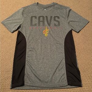 Gray Cavs Basketball T-Shirt